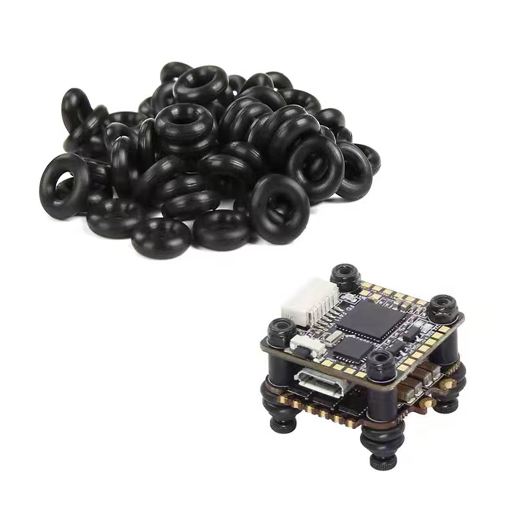 Mateksys Flight Controller F405 Wte - 50 Stück M2 M3 O-förmige Silikon-Gummi-Unterlegscheiben