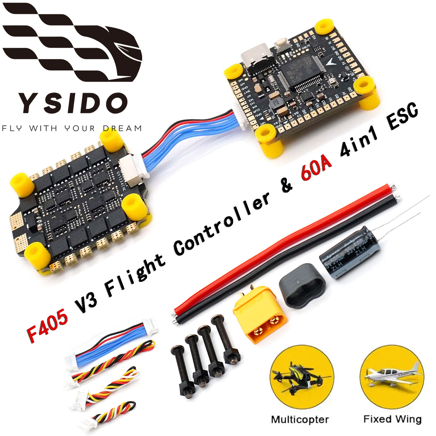 YSIDO F4 F405 V3 Flugcontrolle – Mateksys Flight Controller F405 Wte Bewertung und Preis