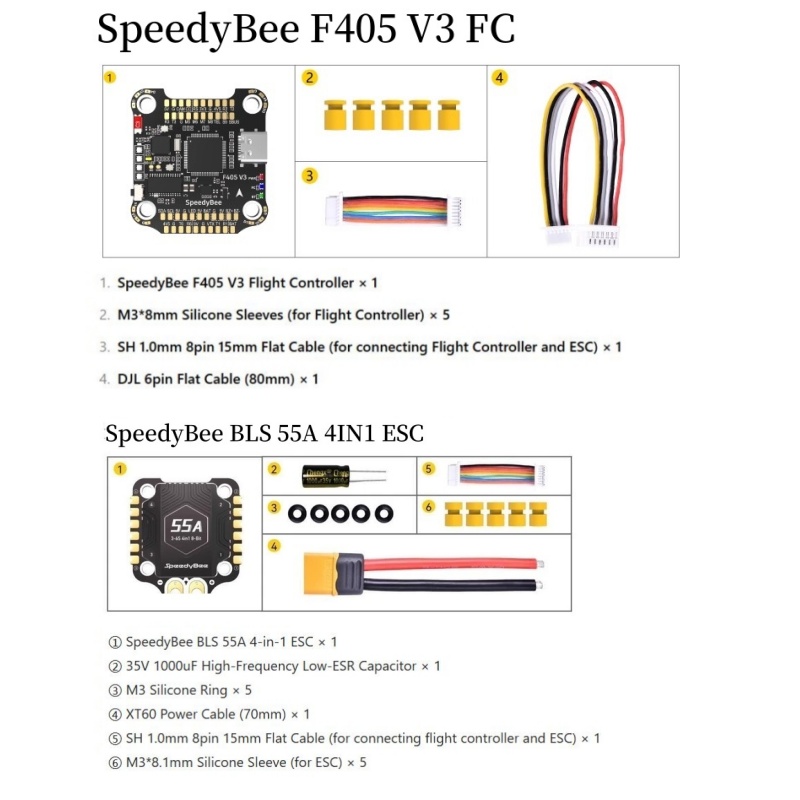 SpeedyBee F4 F405 V4 55A BLS 3 – Speedybee F405 V4 Bls 55A Stack Bewertung und Preis